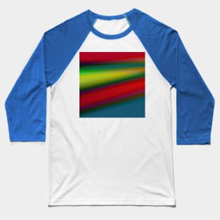 RED BLUE GREEN TEXTURE ART Baseball T-Shirt